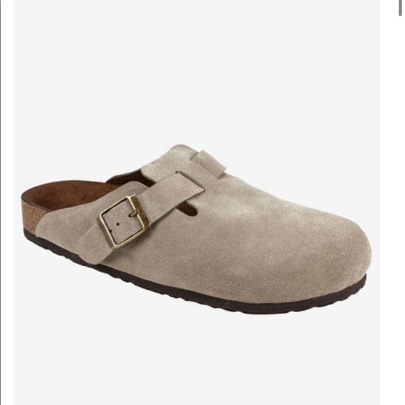 White Mountain Shoes - Size women’s 6 worn once! white mountain bari clog Birkenstocks! Taupe suede